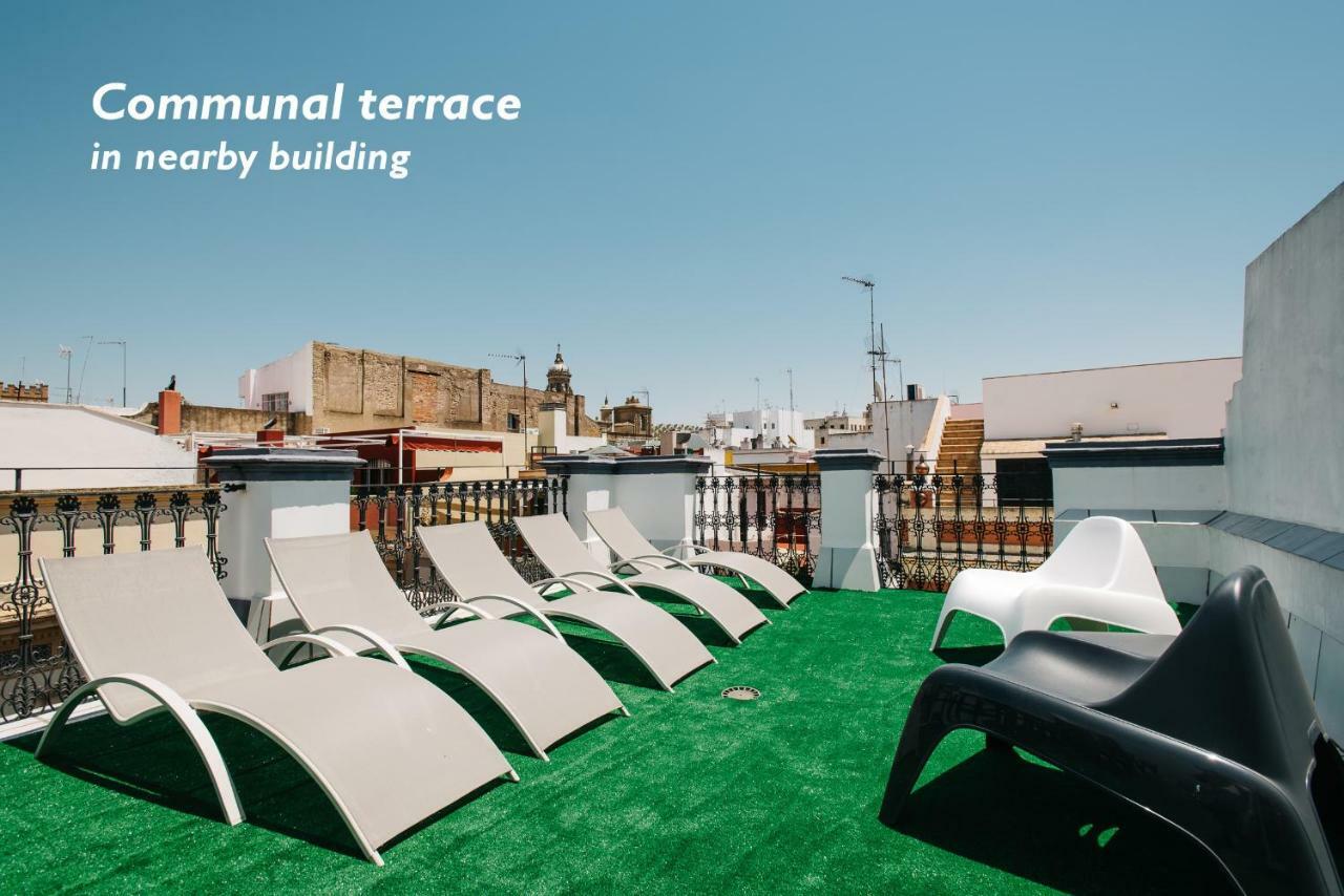 Hostly Acetres 1B-2B Center-Fibre-Conmunal Terrace-Parking Optional 塞维利亚 外观 照片
