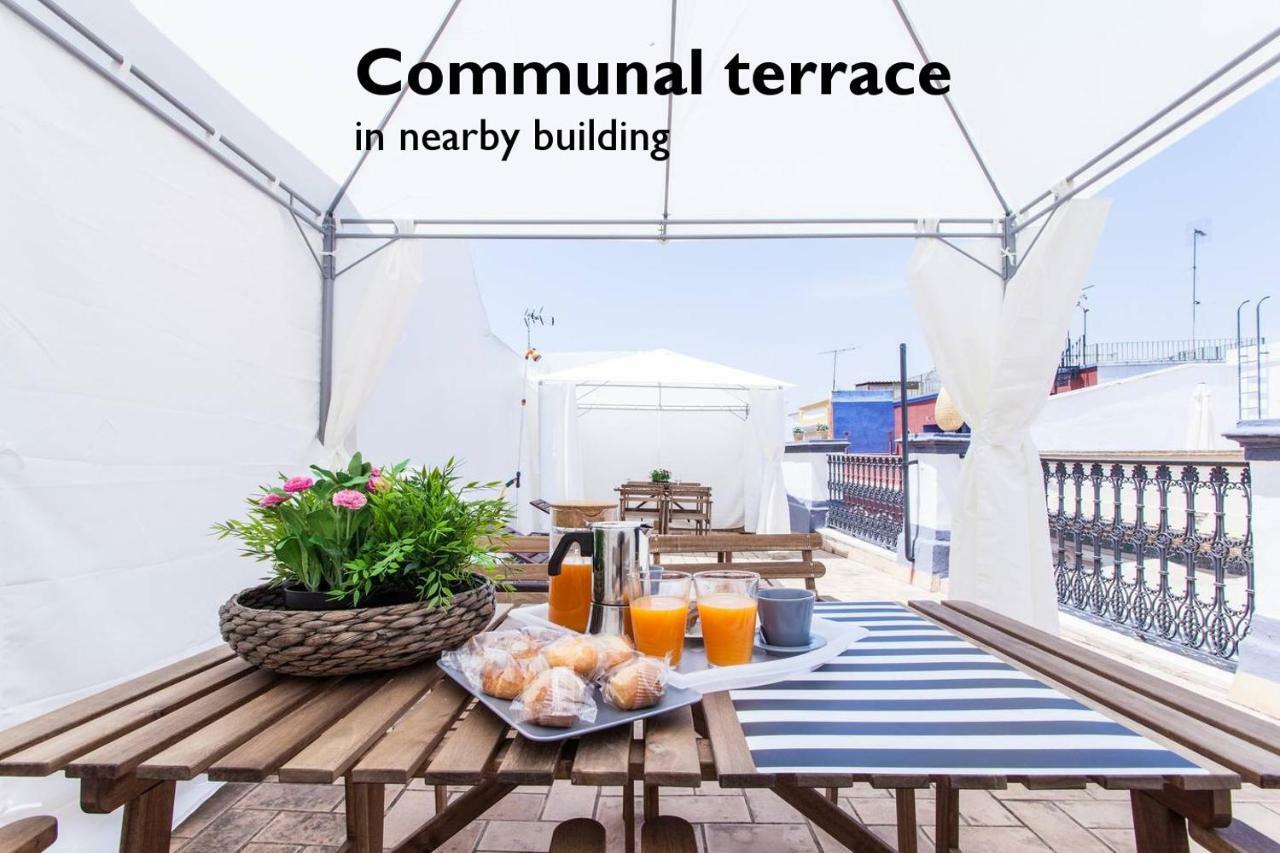 Hostly Acetres 1B-2B Center-Fibre-Conmunal Terrace-Parking Optional 塞维利亚 外观 照片